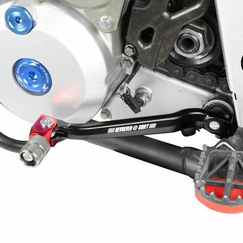 Zeta Revolver Tip Shift Lever Red #ZE90-3142 for Kawasaki KLX300R 2020-2023