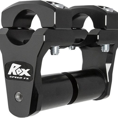 Rox Speed FX Pivoting Extended Stem Risers For 1-1/8" Handlebar 2" Black