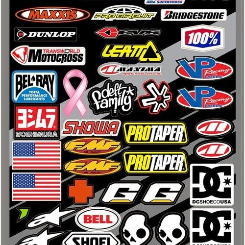 Dcor Universal Decal Sheet Helmet