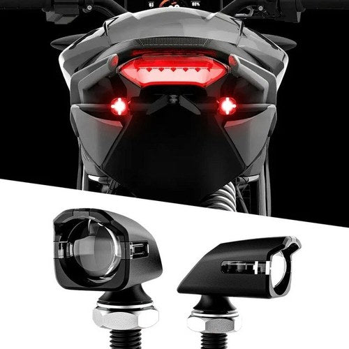 XK Glow Mini Turnz LED Rear Turn Signals Black/Red