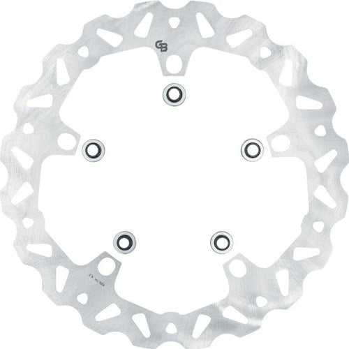 GBrakes Solid Wave Brake Rotor 320mm Front Silver #GBD9010X BMW/Indian/Husqvarna