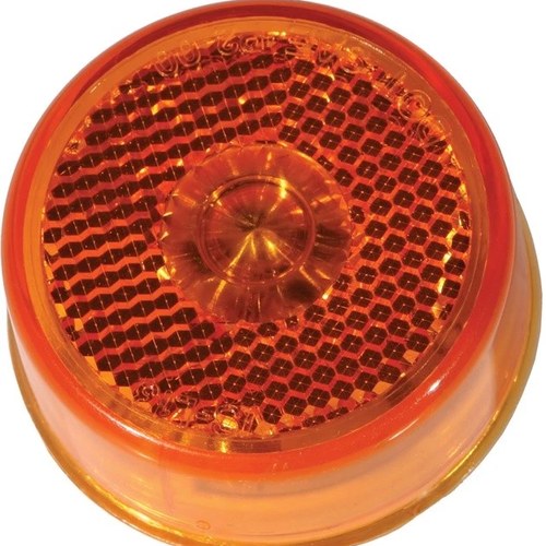 Bluhm Enterprises Round Trailer Light 2" 8-Led Amber