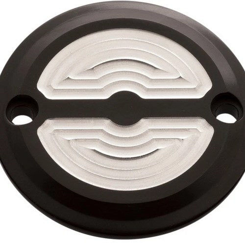 Joker Machine Milled Timing Points Cover Black 02-972-2 Harley M8 Touring