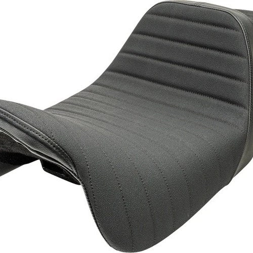 SlyFox Highnoon Slipstop Seat Black Stitch #4710A-SlyFox Harley Davidson
