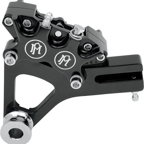 Performance Machine 4-Piston Caliper/Bracket Rear 11.5" Contrast #1259-0052-BM