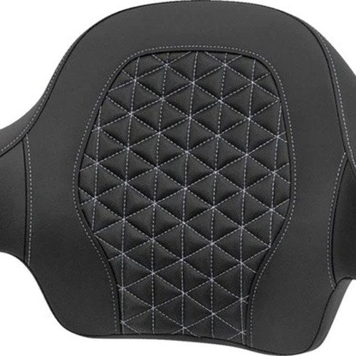 Saddlemen RoadSofa TG King TourPak Passenger Pad Silver Stitch #814-07-15605
