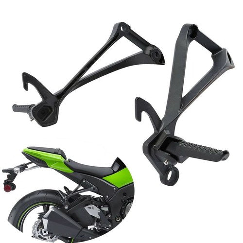 Rear Passenger Footrest Pegs Bracket Fit For Kawasaki Ninja ZX 10R ZX1000 11-14