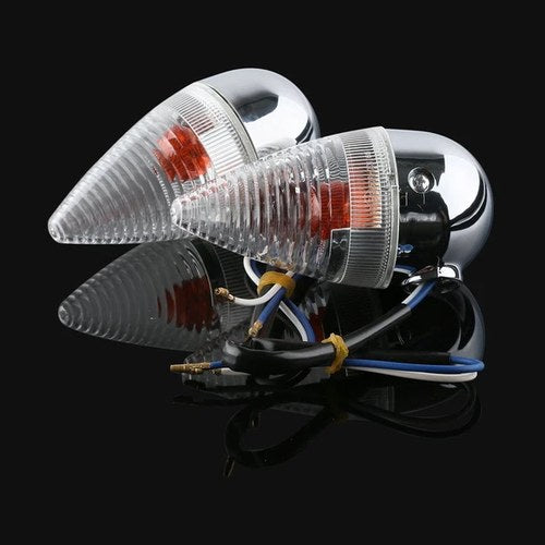 A Pair Clear Rear Turn Signal Light Fit For Yamaha XV1900 XV 1900 2006-2014 2008
