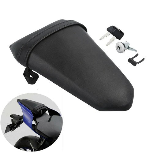 Rear Passenger Seat with lock keys set Fit For Yamaha YZFR1 15-24 YZFR6 17-24 18