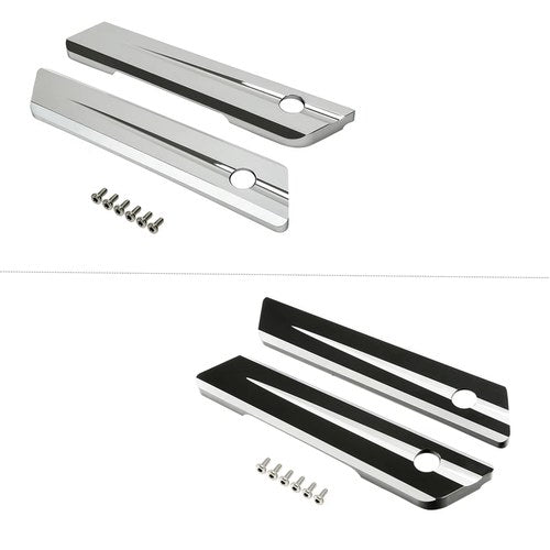 Saddlebags Hinge Latch Covers Fit For Harley Touring Road King Glide 14-24