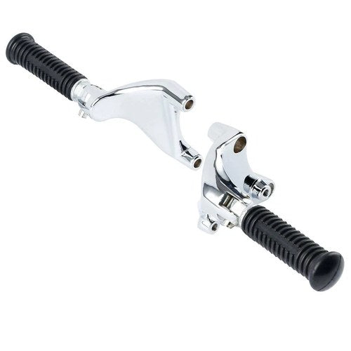 Chrome rear Footpeg Pegs Fit For Harley Sportster XL Iron 883 1200 48 72 14-up