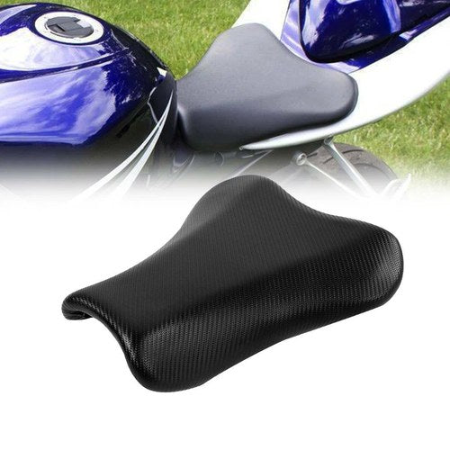 Black Driver Rider Front Seat Cushion Fit For Suzuki GSXR1000 GSX-R1000 05-06