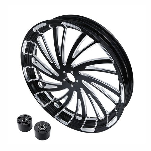 26" Front Wheel Rim Dual Disc Wheel Hub Fit For Harley Touring non ABS 1997-2008