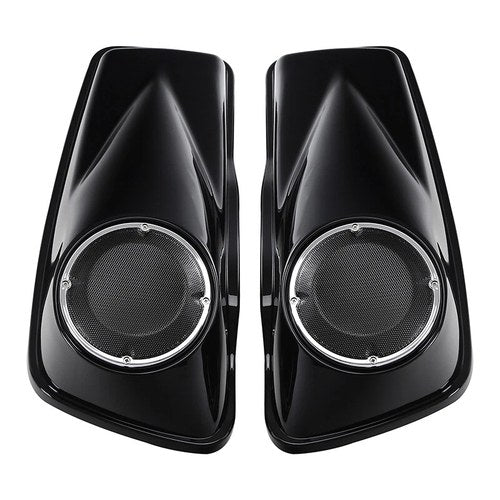 6.5" Saddlebag Speaker Lids Fit For Harley Touring Road King Street Glide 14-24