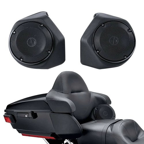 Rear Trunk 6.5" Speakers Pods Fit For Harley Street Road Glide 14-2024