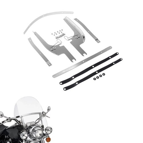 Windshield Screen Bracket Mounting Kit Fit For Harley Davidson Road King 94-2025