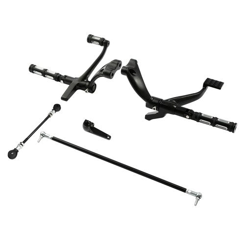 Forward Control Pegs Levers Linkages Kit Fit For Harley Sportster 1200 883 04-13