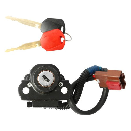 Used Ignition Switch Lock Key Fit For Honda CBR600RR 2007 Replace 35100-MFJ-D01