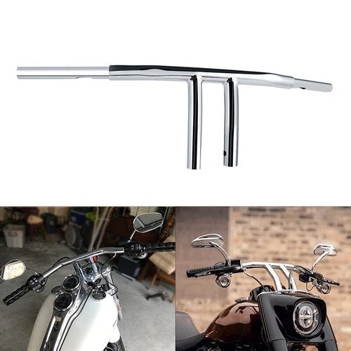 1 1/4" Fat 8" Rise T Bar Handlebar Fit For Harley Dyna Low Rider Sportster XL