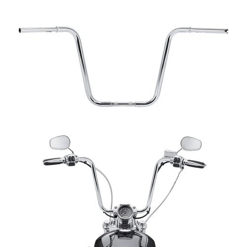 1-1/4" Ape Hanger 18" Rise Handlebar Fit For Harley Softail Flst Fxst Sportster