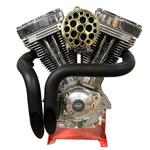 Wyatt Gatling Brass Drilled CV Air Cleaner for Harley-Davidson