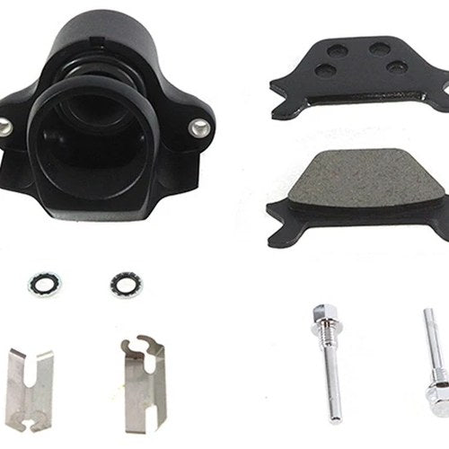 Black 1 Piston Rear Caliper for Harley-Davidson