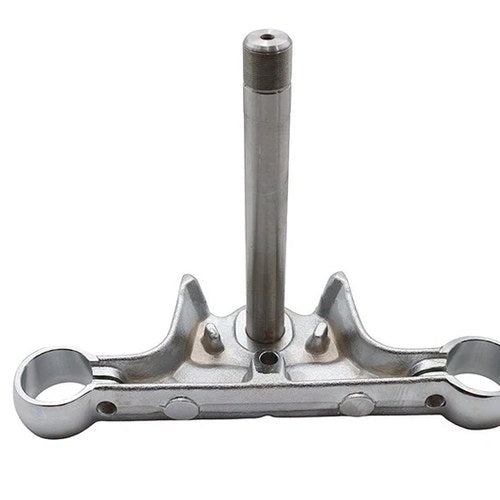 Chrome Lower Triple Tree without Lock Tab for Harley-Davidson