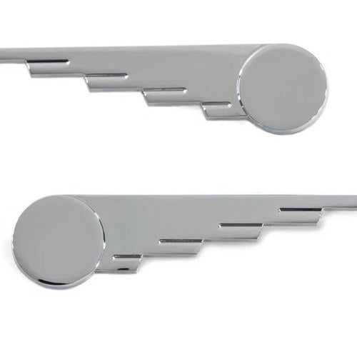 Chrome Speed Wing Emblem Set for Harley-Davidson
