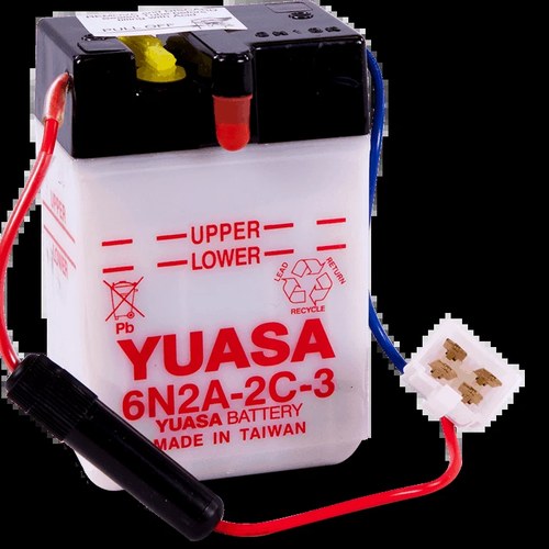 Yuasa For 6N2A-2C-3Conventional 6 Volt Battery