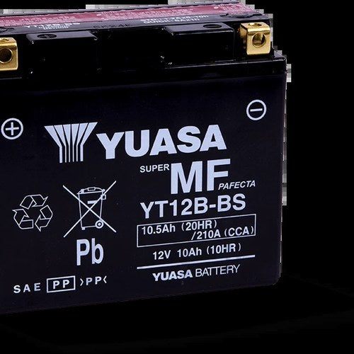 Yuasa YT12B-BS Maintenance For Free 12 Volt Agm Battery (Bottle Supplied)