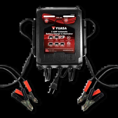 Yuasa For 2 Amp Charger & Maintainer (6/12V)