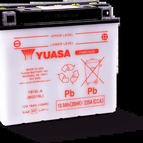 Yuasa YB18L-A Yumicron For 12 Volt Battery