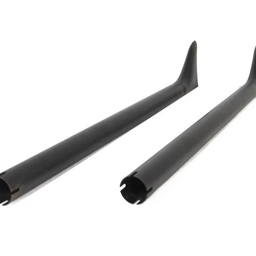 36 inch Straight Fishtail Exhaust Extension Set Black for Harley-Davidson