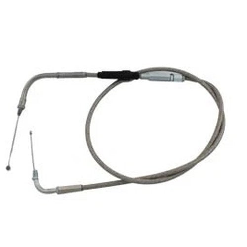 Braided Stainless Steel Throttle Cable with 40 inch Casing for Harley-Davidson