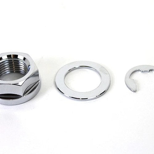 Rear Axle Nut Kit Zinc for Harley-Davidson