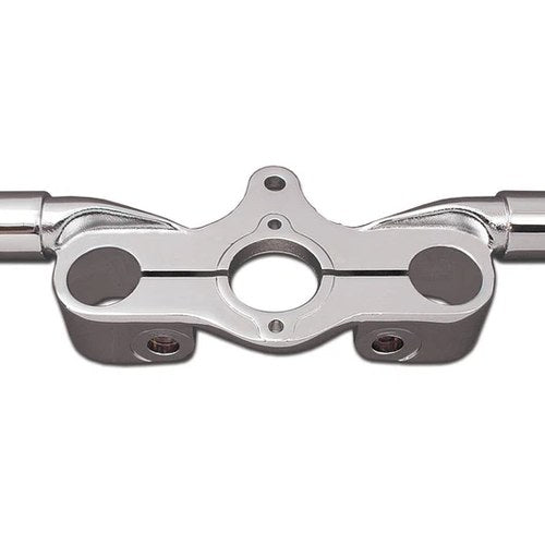 Spring Fork Top Triple Tree Inline Chrome for Harley-Davidson