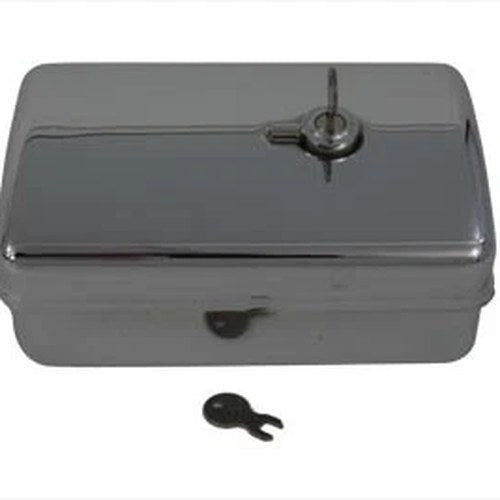 Rectangular Chrome Tool Box for Harley-Davidson