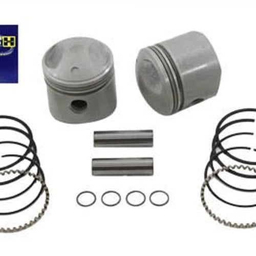 Replica 74 inch Overhead Valve Piston Set.030 Oversize for Harley-Davidson