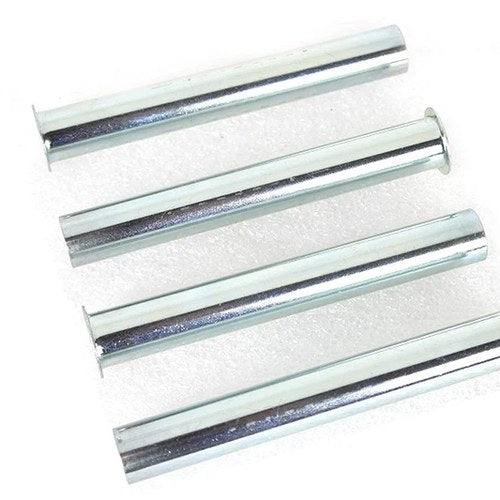 Replica Inner Pushrod Cover Tube Set White Zinc Plated for Harley-Davidson