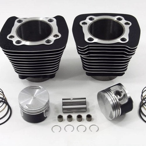 XL 1200cc Cylinder and Piston Kit Black for Harley-Davidson