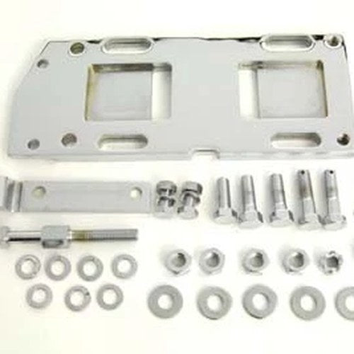 Transmission Mounting Plate Kit Chrome for Harley-Davidson