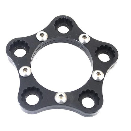 Rear Sprocket or Pulley Lock Ring Kit Black for Harley-Davidson