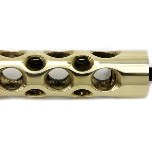 Brass Swiss Cheese Shifter Peg for Harley-Davidson