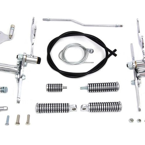 Partial Forward Control Kit Chrome for Harley-Davidson
