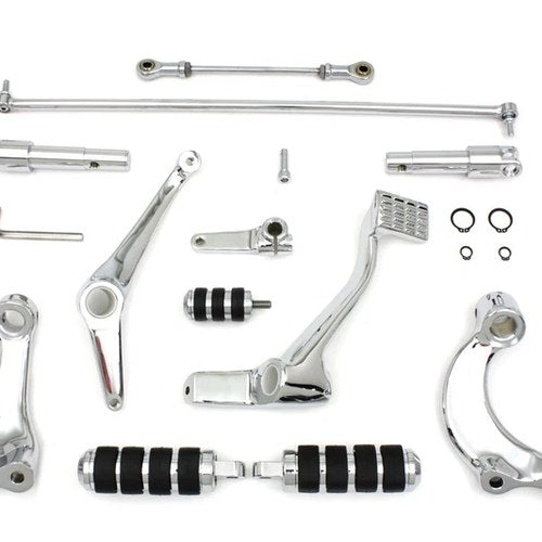 Chrome Forward Control Kit for Harley-Davidson
