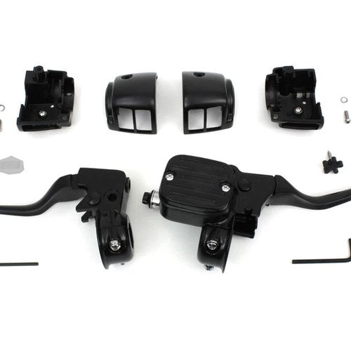 Contour Style Handlebar Control Kit Black for Harley-Davidson
