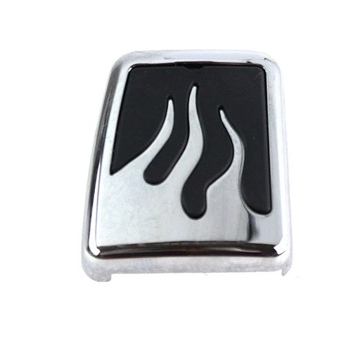 Brake Pedal Pad with Flame Design for Harley-Davidson