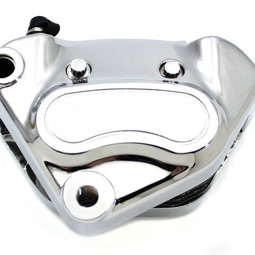 Chrome Front 4 Piston Caliper for Harley-Davidson
