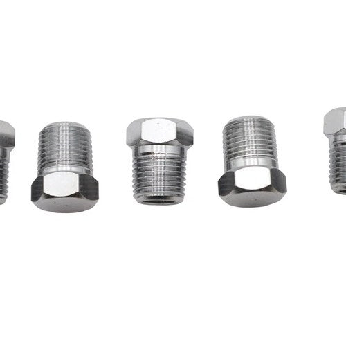 Chrome Brake Line Tee Plug for Harley-Davidson
