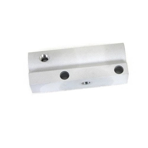 Rear Remote Mount Master Cylinder Natural Alloy with Shot for Harley-Davidson